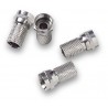 CONECTOR F PARA CABLE COAX 6mm B/N